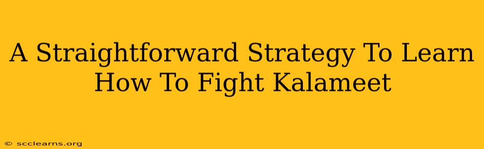 A Straightforward Strategy To Learn How To Fight Kalameet