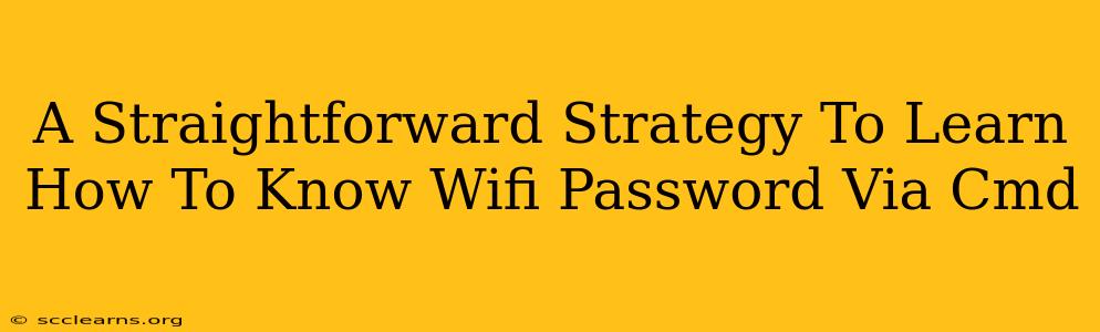 A Straightforward Strategy To Learn How To Know Wifi Password Via Cmd