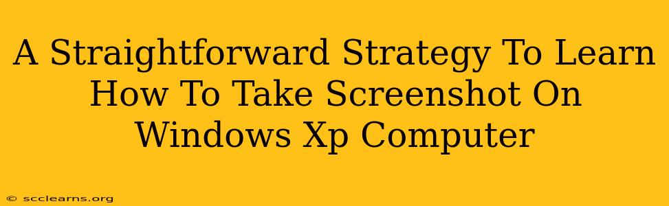 A Straightforward Strategy To Learn How To Take Screenshot On Windows Xp Computer