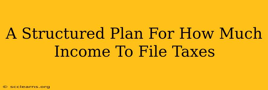 A Structured Plan For How Much Income To File Taxes