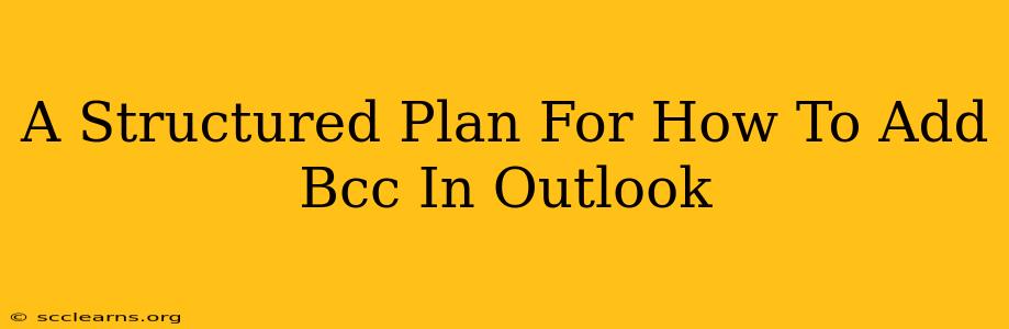 A Structured Plan For How To Add Bcc In Outlook