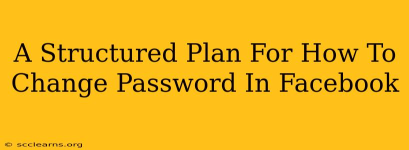 A Structured Plan For How To Change Password In Facebook