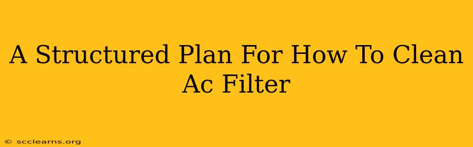 A Structured Plan For How To Clean Ac Filter