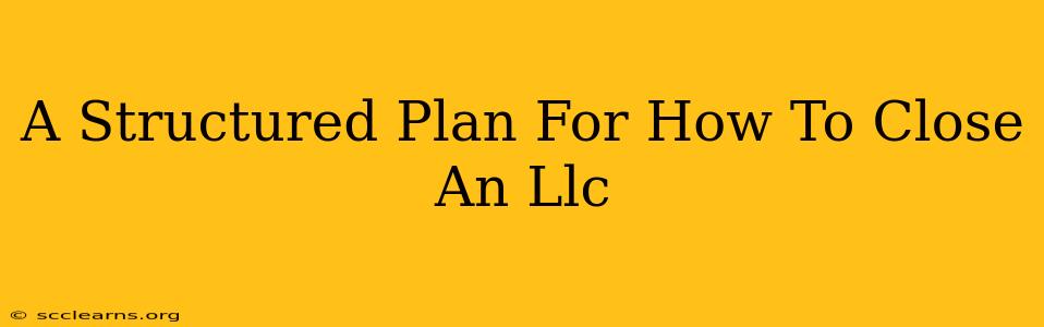 A Structured Plan For How To Close An Llc