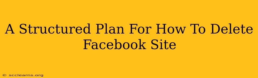 A Structured Plan For How To Delete Facebook Site