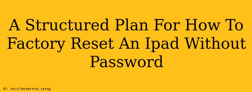 A Structured Plan For How To Factory Reset An Ipad Without Password