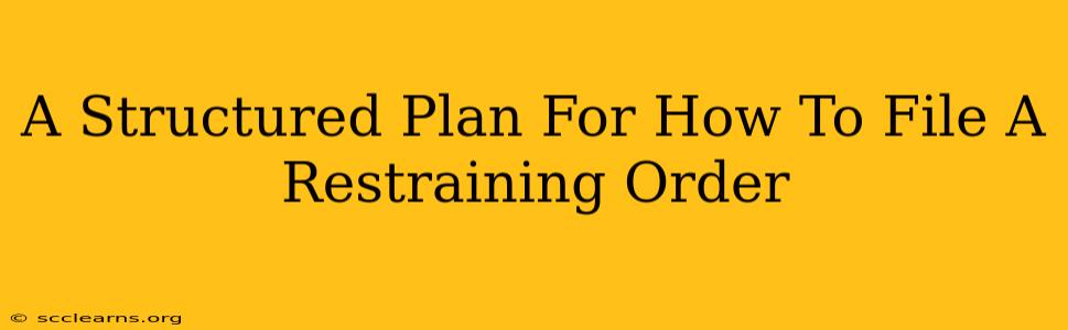 A Structured Plan For How To File A Restraining Order