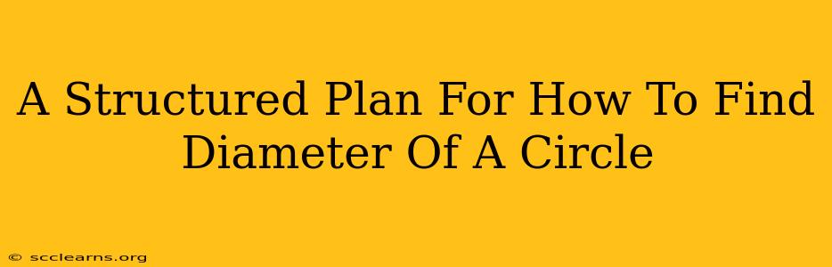 A Structured Plan For How To Find Diameter Of A Circle