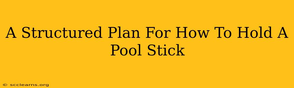 A Structured Plan For How To Hold A Pool Stick