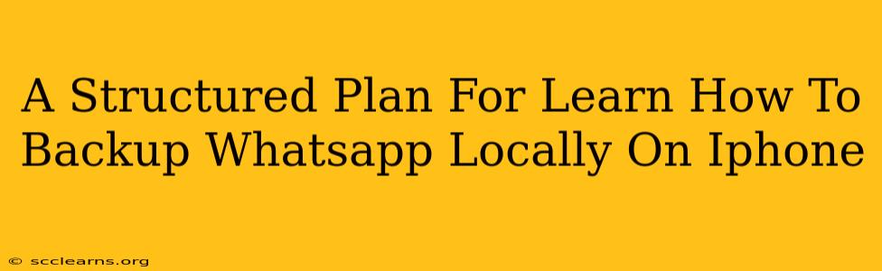 A Structured Plan For Learn How To Backup Whatsapp Locally On Iphone