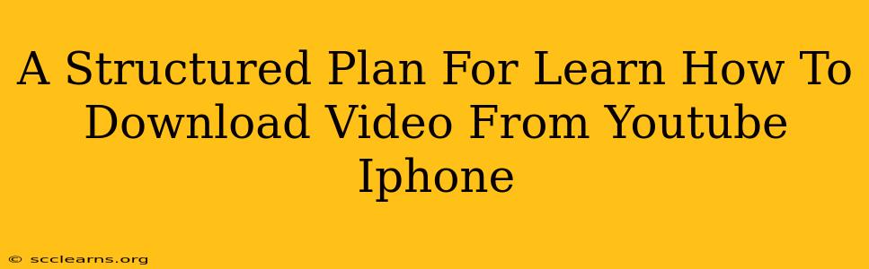 A Structured Plan For Learn How To Download Video From Youtube Iphone