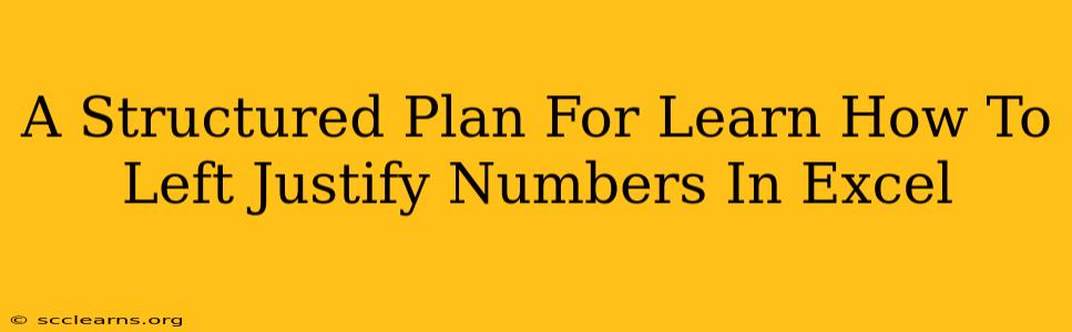 A Structured Plan For Learn How To Left Justify Numbers In Excel