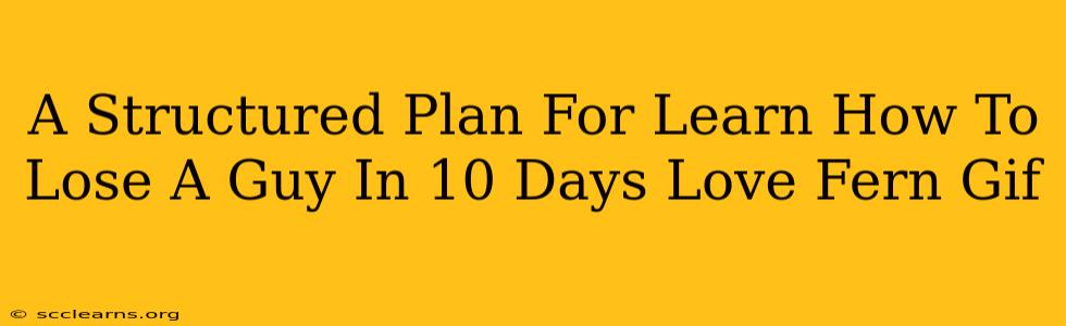 A Structured Plan For Learn How To Lose A Guy In 10 Days Love Fern Gif