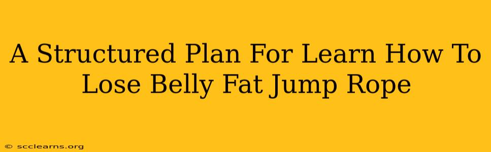 A Structured Plan For Learn How To Lose Belly Fat Jump Rope