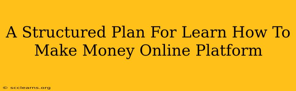 A Structured Plan For Learn How To Make Money Online Platform