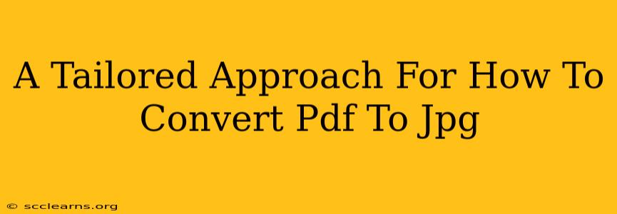 A Tailored Approach For How To Convert Pdf To Jpg