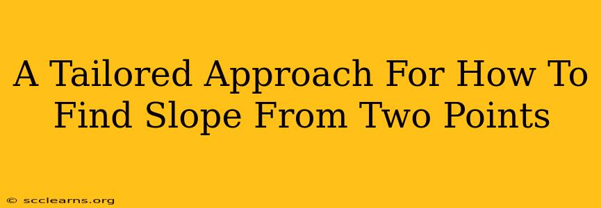 A Tailored Approach For How To Find Slope From Two Points