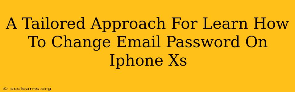 A Tailored Approach For Learn How To Change Email Password On Iphone Xs