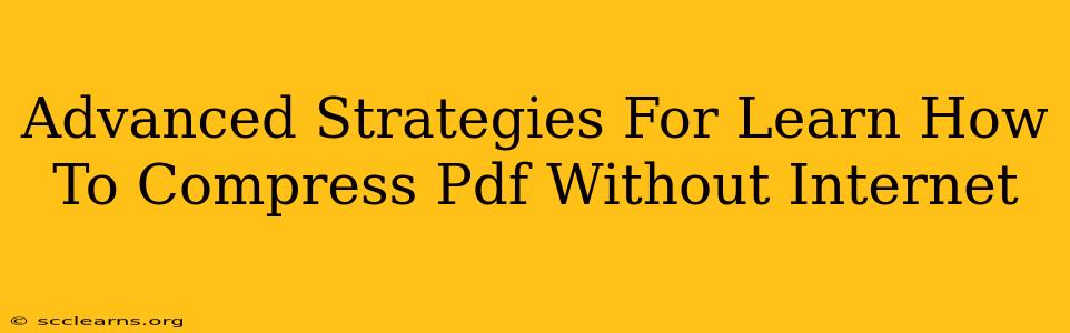 Advanced Strategies For Learn How To Compress Pdf Without Internet