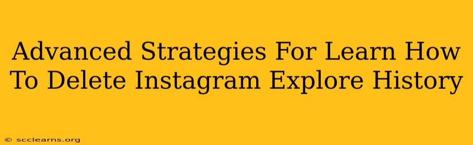 Advanced Strategies For Learn How To Delete Instagram Explore History