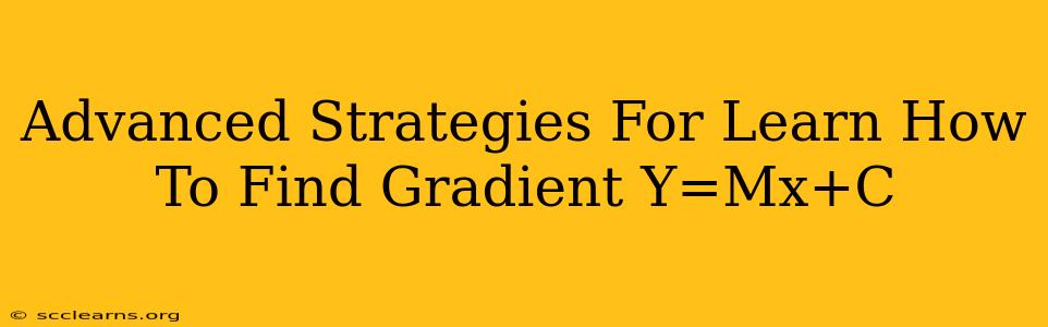 Advanced Strategies For Learn How To Find Gradient Y=Mx+C