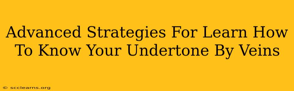 Advanced Strategies For Learn How To Know Your Undertone By Veins