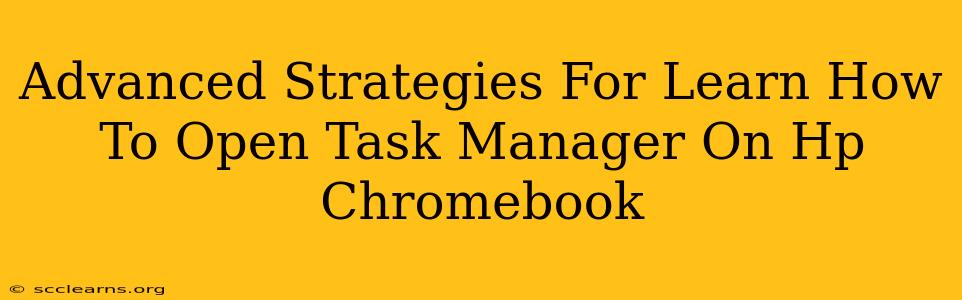 Advanced Strategies For Learn How To Open Task Manager On Hp Chromebook