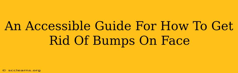 An Accessible Guide For How To Get Rid Of Bumps On Face