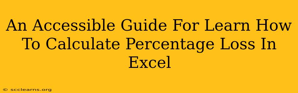 An Accessible Guide For Learn How To Calculate Percentage Loss In Excel