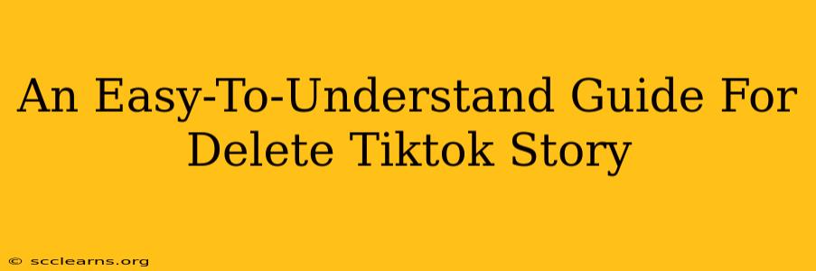 An Easy-To-Understand Guide For Delete Tiktok Story