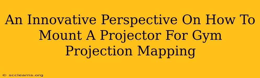 An Innovative Perspective On How To Mount A Projector For Gym Projection Mapping