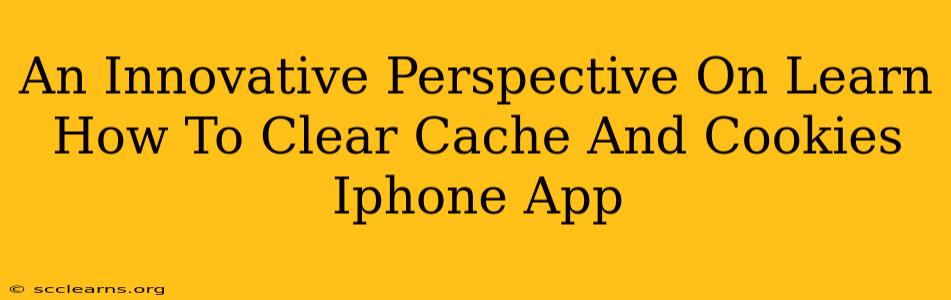 An Innovative Perspective On Learn How To Clear Cache And Cookies Iphone App