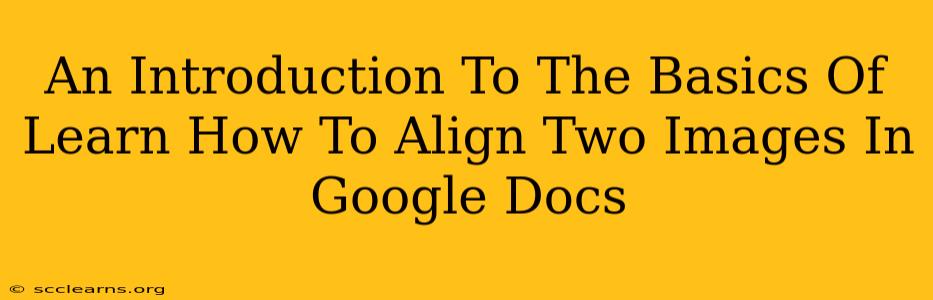 An Introduction To The Basics Of Learn How To Align Two Images In Google Docs