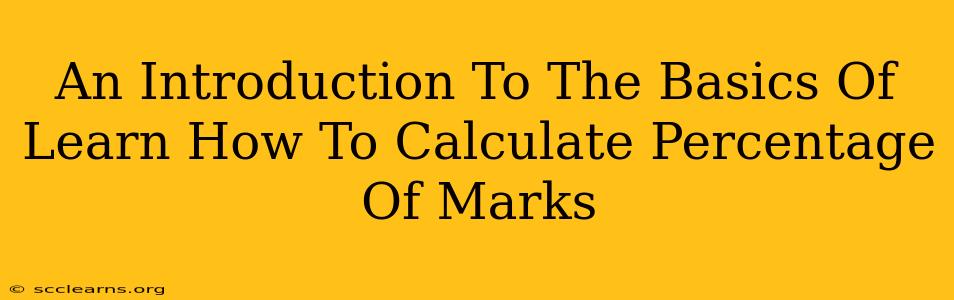 An Introduction To The Basics Of Learn How To Calculate Percentage Of Marks