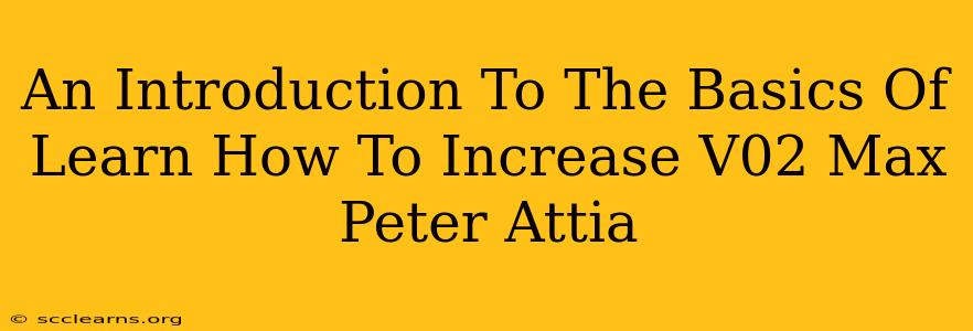 An Introduction To The Basics Of Learn How To Increase V02 Max Peter Attia