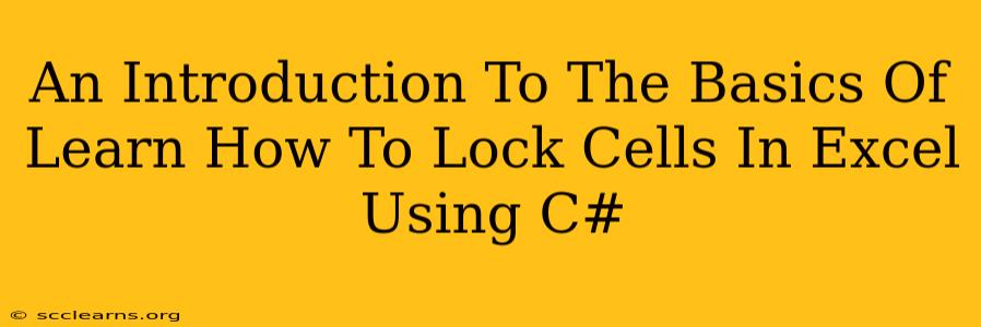 An Introduction To The Basics Of Learn How To Lock Cells In Excel Using C#