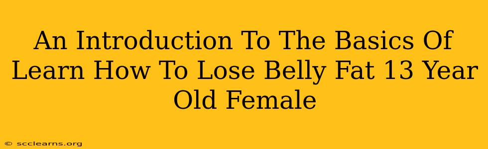 An Introduction To The Basics Of Learn How To Lose Belly Fat 13 Year Old Female