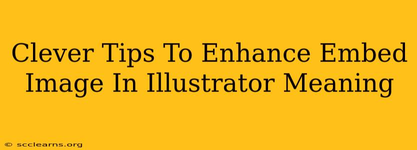 Clever Tips To Enhance Embed Image In Illustrator Meaning