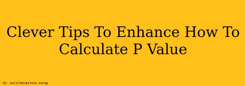 Clever Tips To Enhance How To Calculate P Value