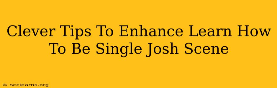 Clever Tips To Enhance Learn How To Be Single Josh Scene