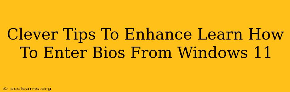 Clever Tips To Enhance Learn How To Enter Bios From Windows 11