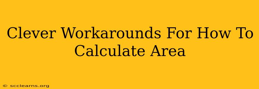 Clever Workarounds For How To Calculate Area