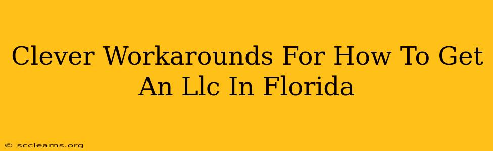 Clever Workarounds For How To Get An Llc In Florida