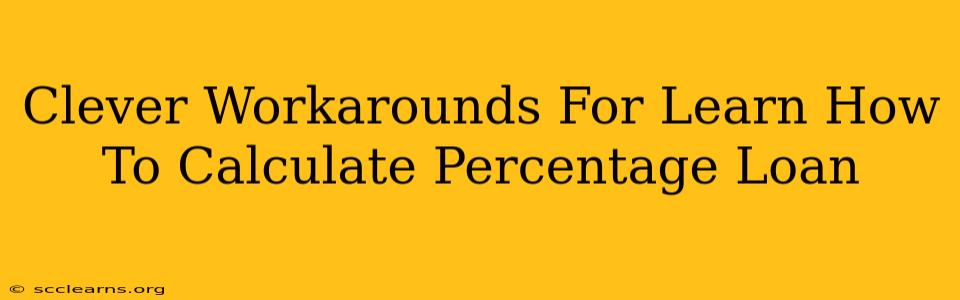 Clever Workarounds For Learn How To Calculate Percentage Loan