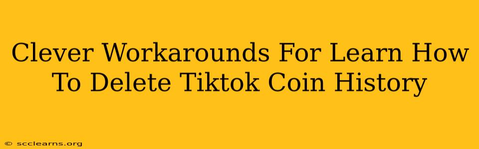 Clever Workarounds For Learn How To Delete Tiktok Coin History