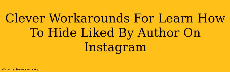 Clever Workarounds For Learn How To Hide Liked By Author On Instagram