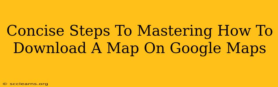 Concise Steps To Mastering How To Download A Map On Google Maps