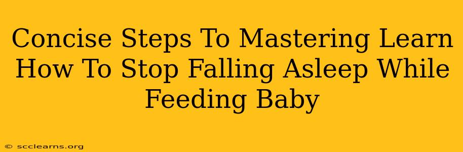 Concise Steps To Mastering Learn How To Stop Falling Asleep While Feeding Baby