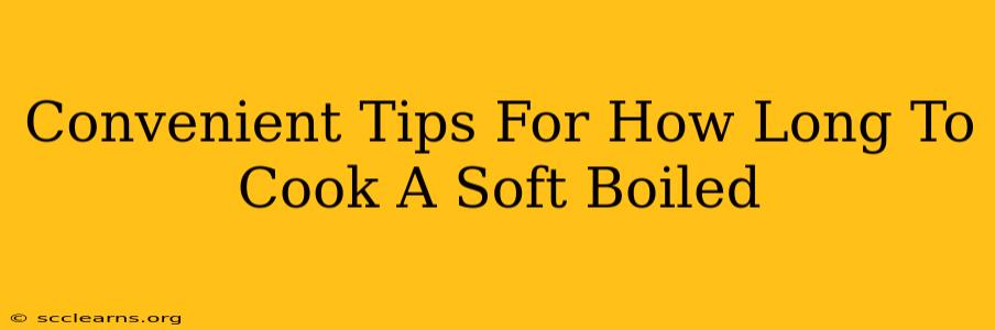 Convenient Tips For How Long To Cook A Soft Boiled