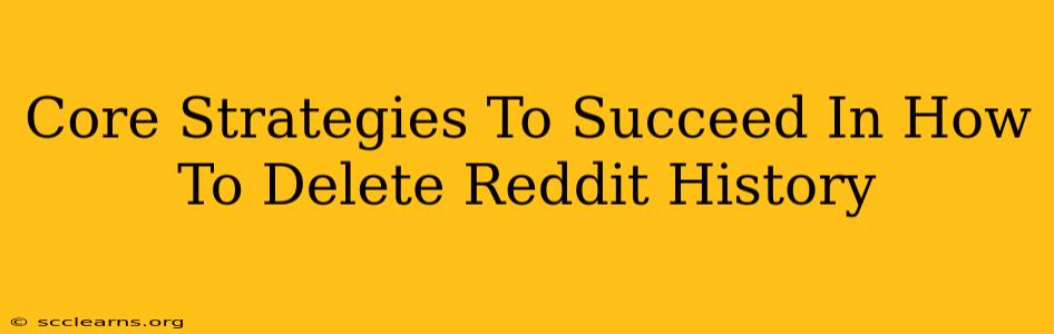 Core Strategies To Succeed In How To Delete Reddit History